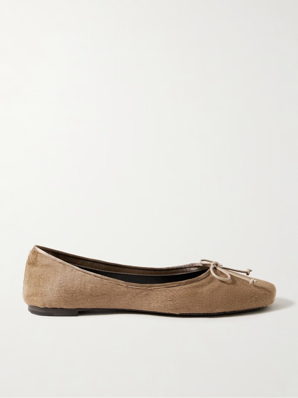KHAITE Charlotte Ballerina Flats in Barley Haircalf (never worn) - Picture 3 of 9